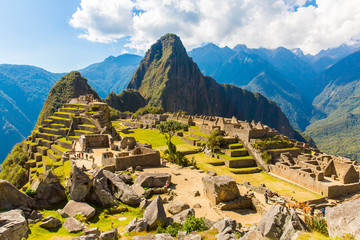 Mysterieuze stad - Machu Picchu, Peru, Zuid-Amerika.
