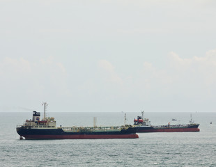 Oil tanker ship