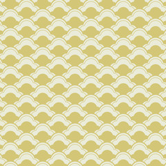 Japanese waves seamless pattern