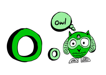 A b c  cartoon text font Hand drawing vector letters