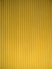Yellow metal curtain