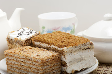Flaky sweet pastry