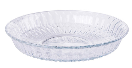 glass bowl on a background