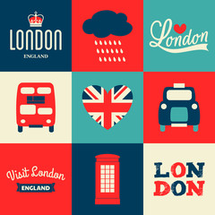 Obraz premium London Cards Collection
