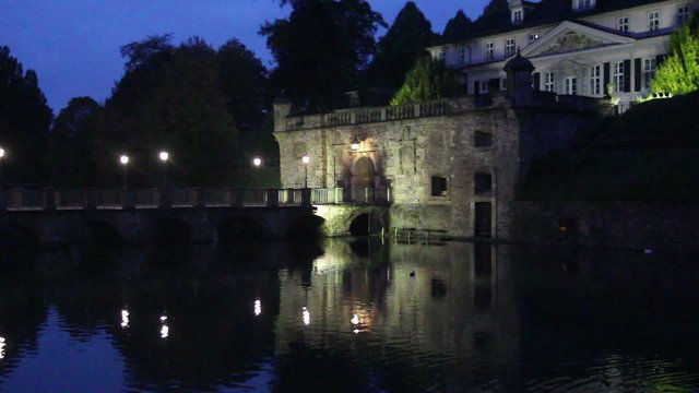 Old castle of town Bad Pyrmont in Germany