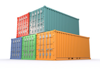 Fototapeta premium freight containers