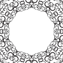 Formality circular devices of border frames.