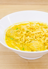 Thai Noodle Curry Soup