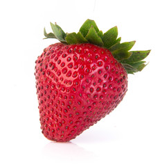 Fresh strawberries on background