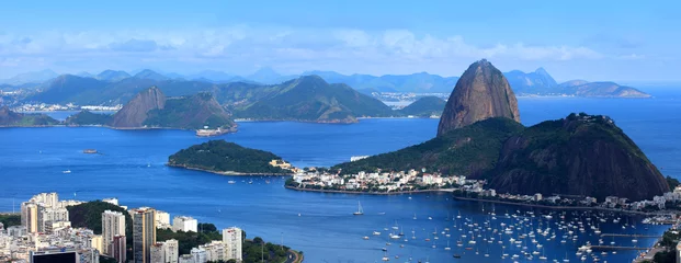 Afwasbaar Fotobehang Copacabana, Rio de Janeiro, Brazilië Rio de Janeiro, Brazilië landschap