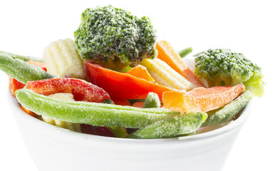 Frozen vegetables.