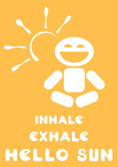 inspirational quote hello sun