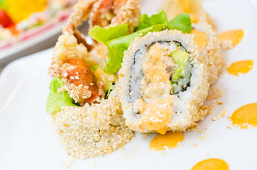 Crab roll
