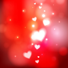 Red heart background