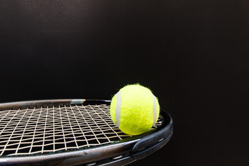 Tennis Ball and Racket