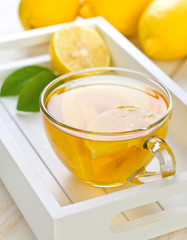 tea with lemon