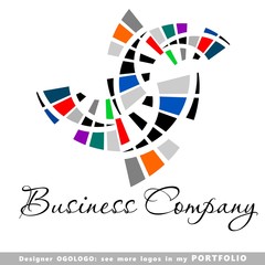 Obraz premium abstract business logo emblem vector