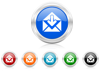 mail icon vector set