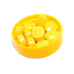 Pastillas amarillas
