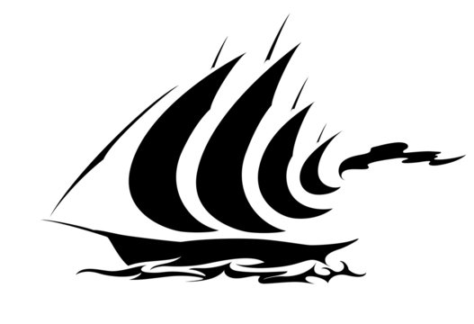 Naklejki Cruise Yacht Symbol
