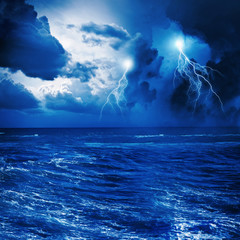 Storm at night