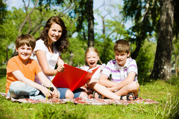 Fototapeta premium Game in park