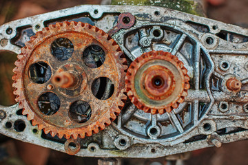 Rusty gear.