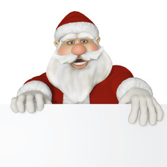 Santa Claus 3d sitting