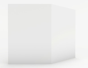 a large white sheet of paper on a white background