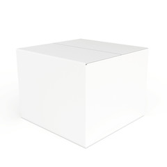 Closed white box