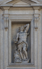 Fototapeta na wymiar Roma, Sant'Andrea della Valle, San Sebastiano