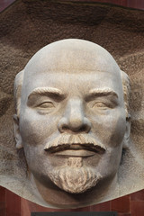 Obraz premium Sculpture of Lenin