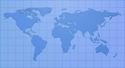 Vector world map background _ B
