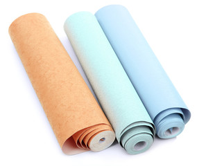 Wallpapers isolated on white