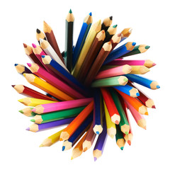 Round twirl of pencils