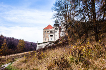 Pieskowa Skala Castle,medieval building near Krakow, Poland