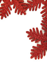 Beautiful snowflakes isolated on white