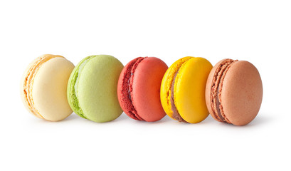 Tasty colorful macaroon