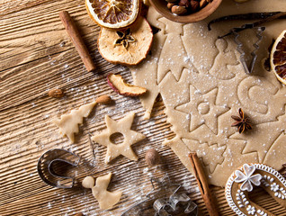 Christmas background, close-up.