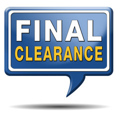 final clearance