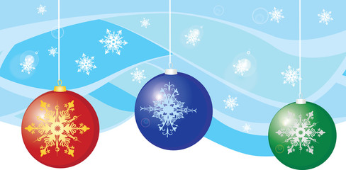 Seamless background of snow, snowflake, new year tree colorful b