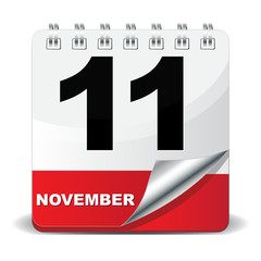 Fototapeta premium 11 NOVEMBER ICON