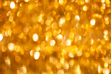 golden christmas bokeh background