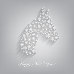 Horse. Happy new year 2014.
