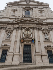 Obraz premium Roma, chiesa del Gesù (facciata)