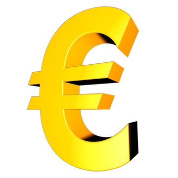 3d sign collection - euro