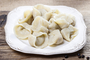 Traditional polish dumplings
