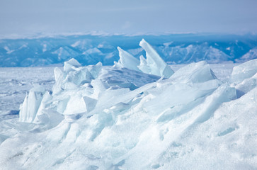 Winter lake Baikal © Serg Zastavkin