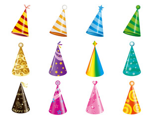 vector of party/christmas hats
