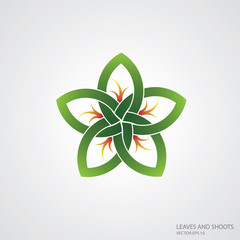 Leaves and Shoots Illustration